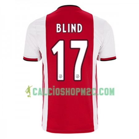 Ajax Amsterdam Daley Blind 17 Maglia Prima 2019/2020 Manica Corta